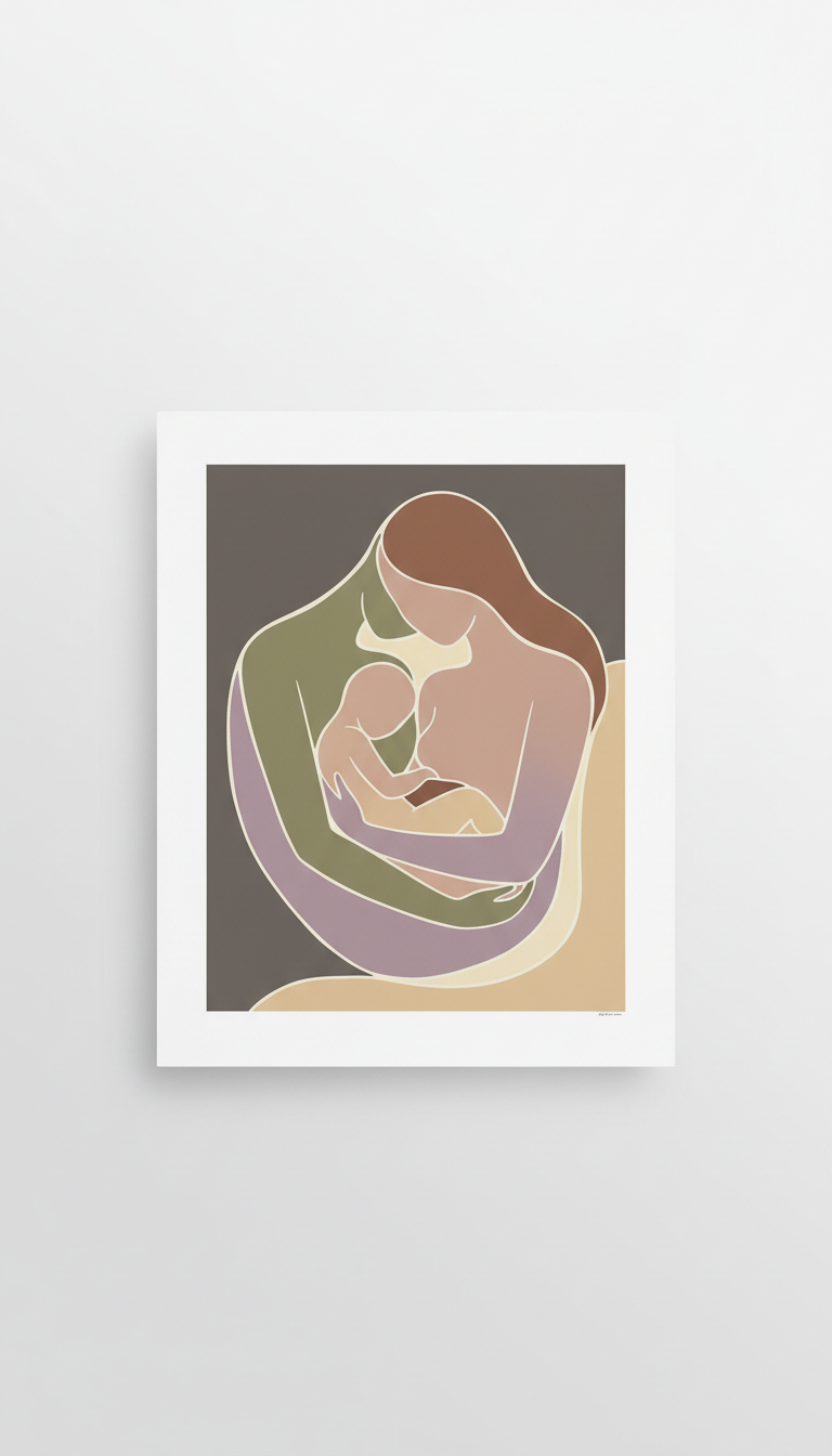 Botanical Motherhood Framed Print