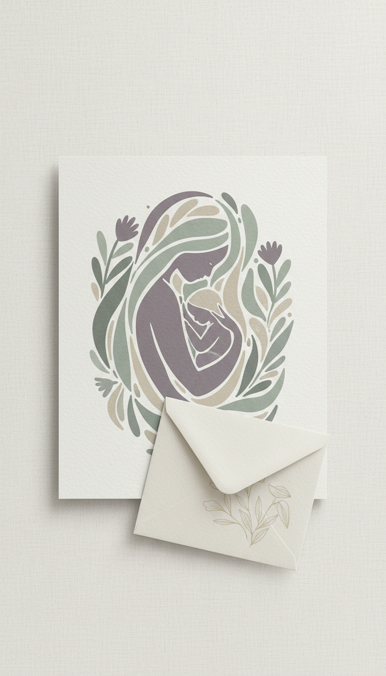 Botanical Art Print on Textured Paper